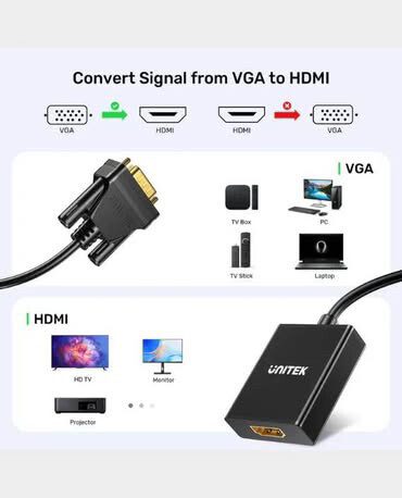 VGA to HDMI adapter UNITEK - 2