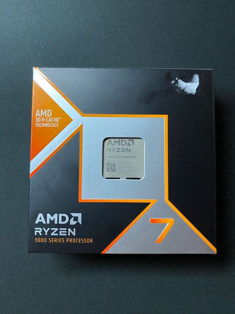 Ryzen 7 9800X3D CPU only - 3