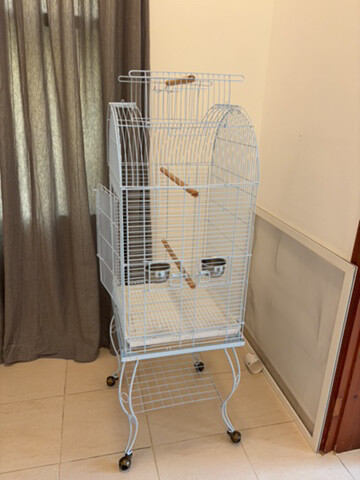 big parrot cage used for 2 weeks - 2