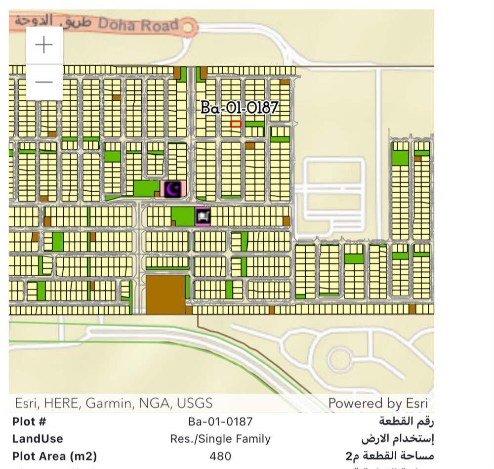 حزوم الوسيل للبيع ارض 480 م  - 2