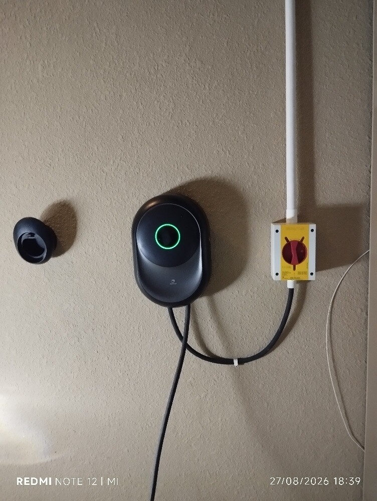 Electric car charger installation - 2