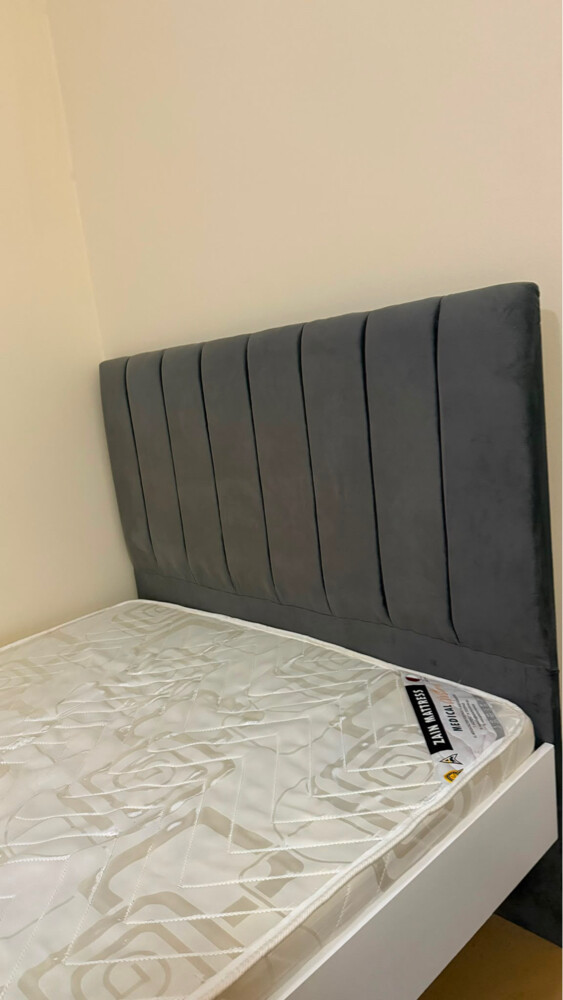 bed with mattress - 1