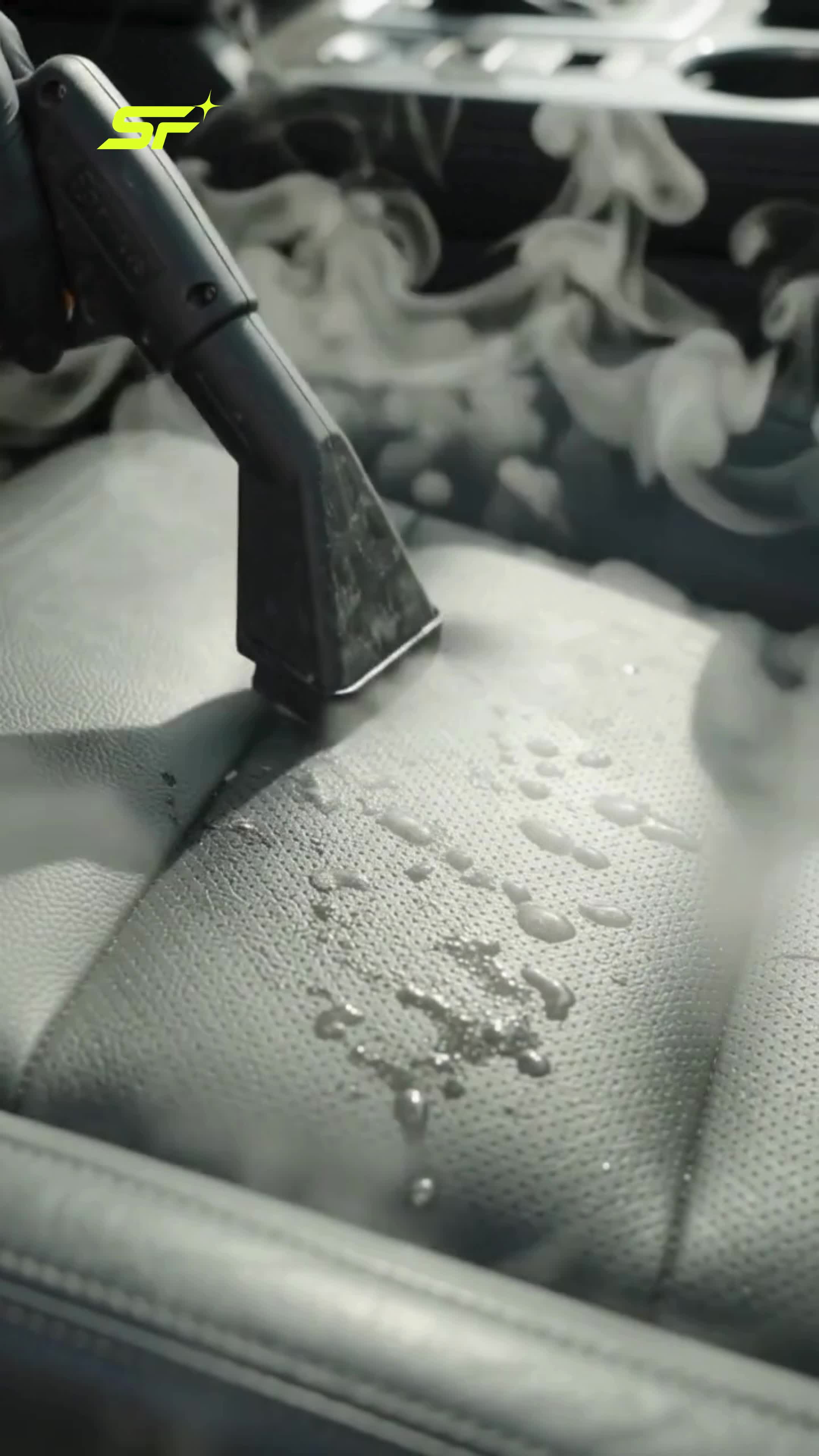 car interior steam cleaning - 1