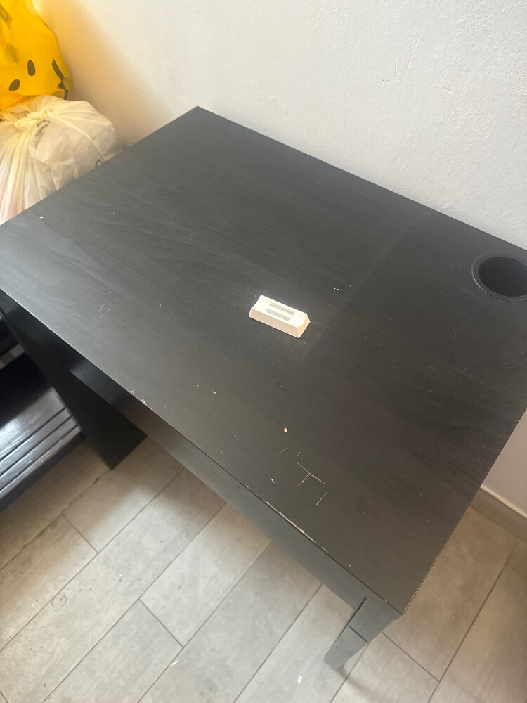 IKEA MICKE Desk (Black-Brown) - 1