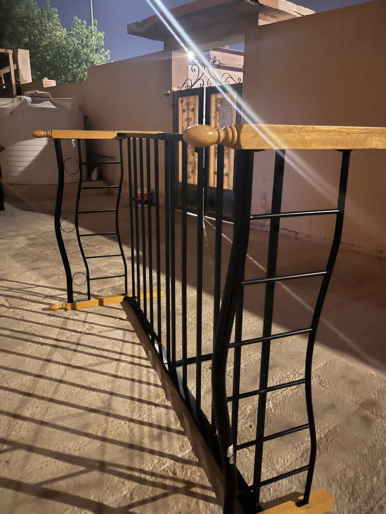 New Steel Bed with Mattress  - 3