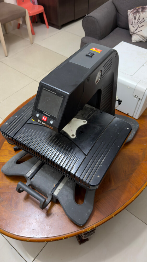 طقم طباعة حرارية طابعة+مكبس حراري - 5