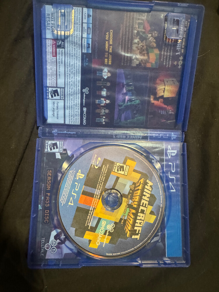 Rare PS4 Minecraft: Story Mode - 1