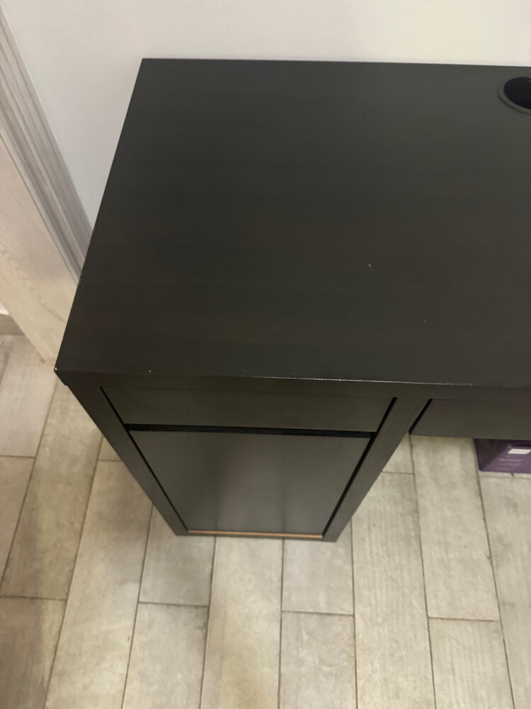 IKEA MICKE Desk (Black-Brown) - 3