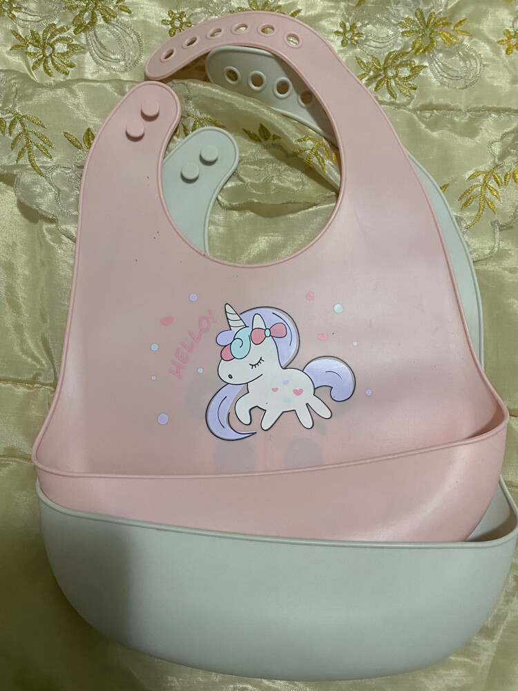 Baby High Chair + Bib  - 2