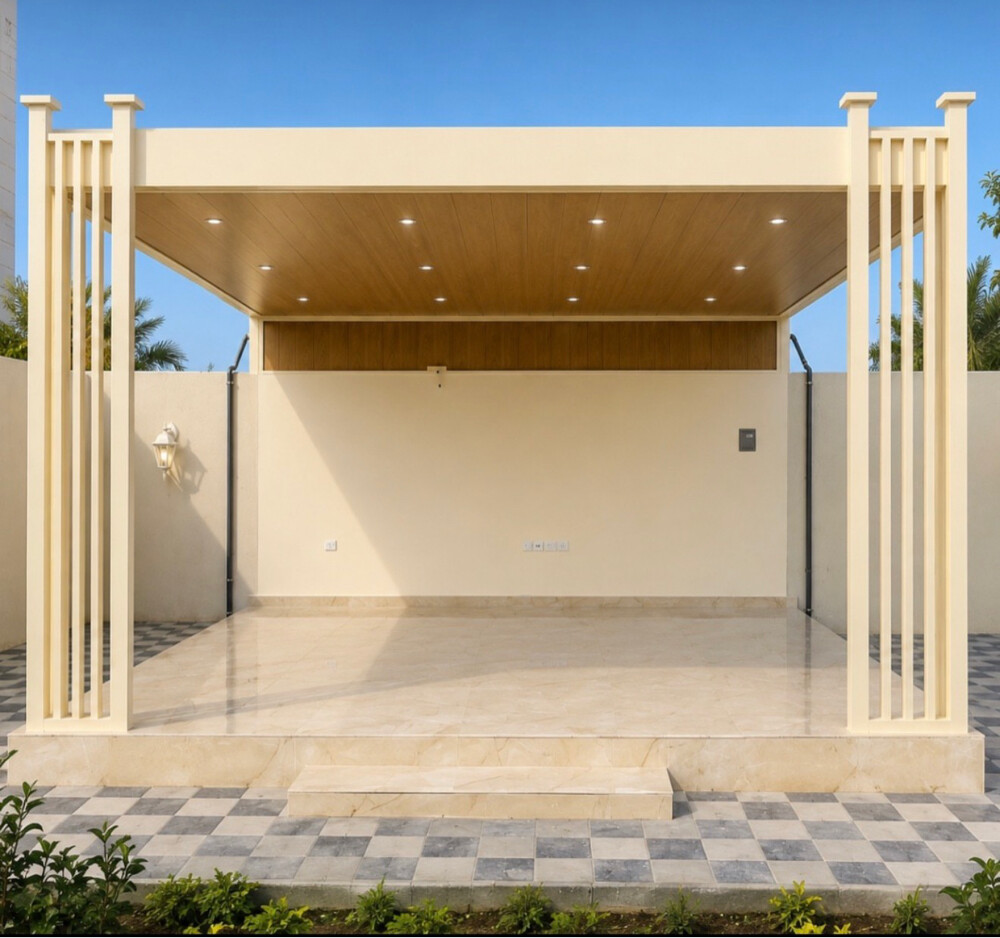 ديكور منزلي مع عريشة حديقة - 2