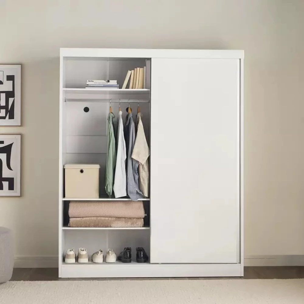2-Door Sliding Wardrobe with M - 4