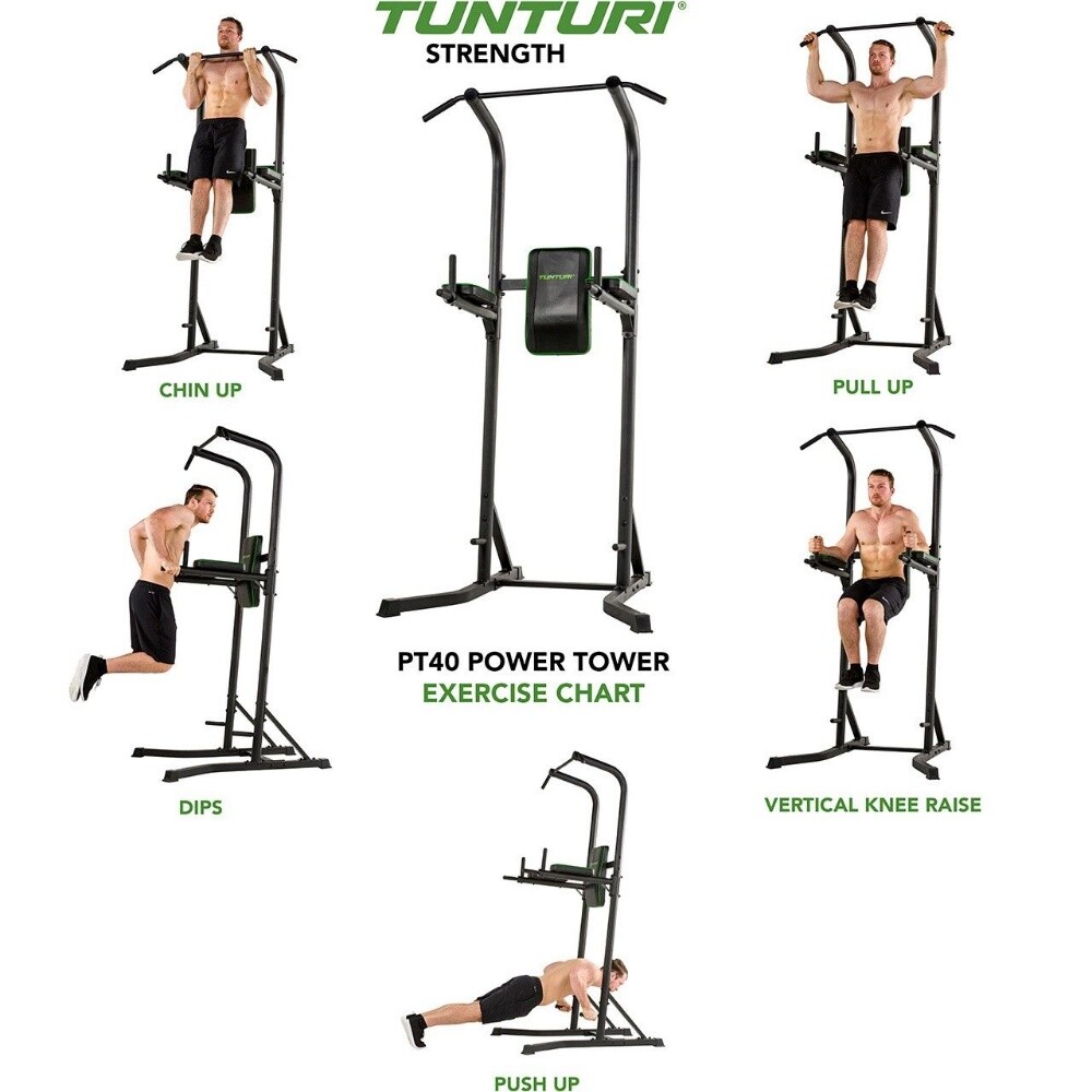 Power Tower Pull-Up Dip Station - 2