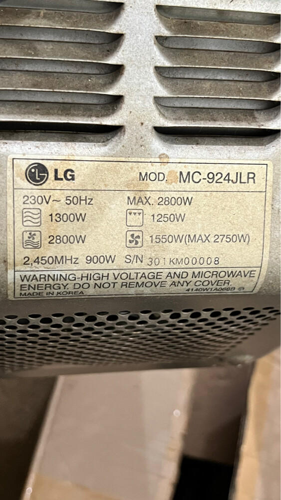 LG microwave  - 2