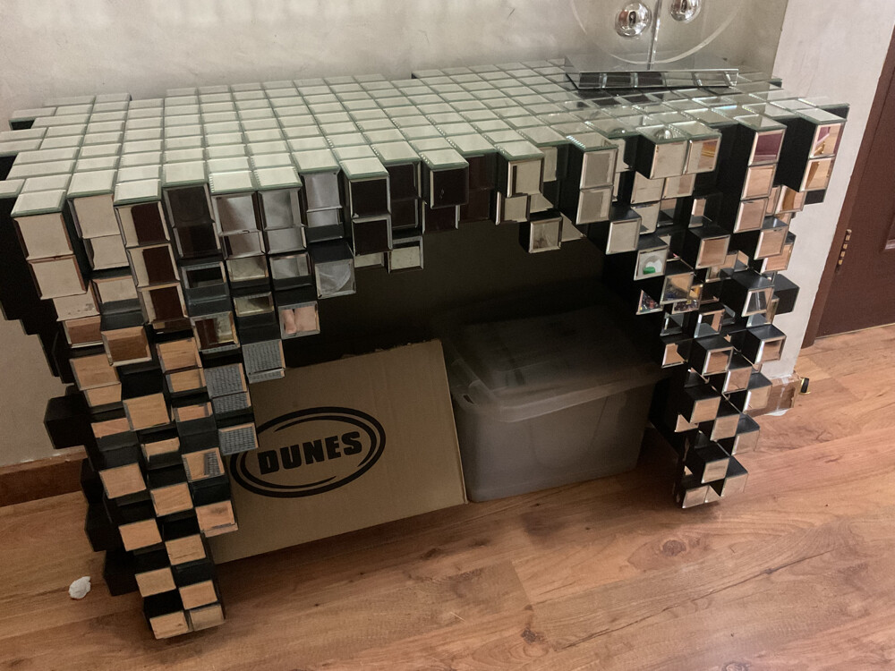 mirror with console - 2