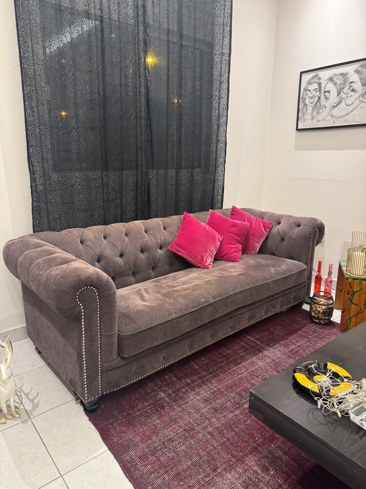 chesterfield 3 seater sofa (THEONE - 4
