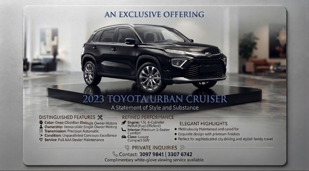 urban cruiser 2023 - 1