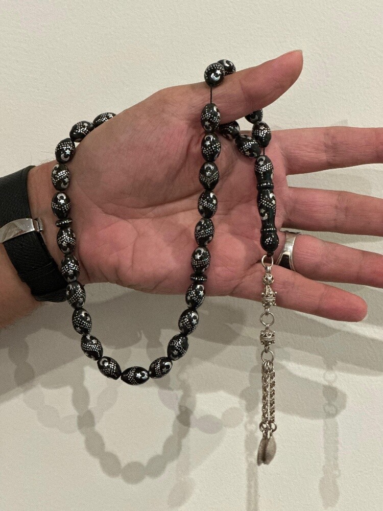 مسبحة كهرمان بلطيقي حر ومسبيح يسر - 10