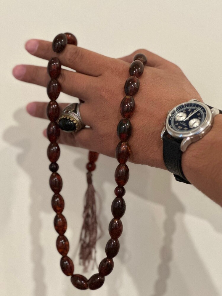 مسبحة كهرمان بلطيقي حر ومسبيح يسر - 5