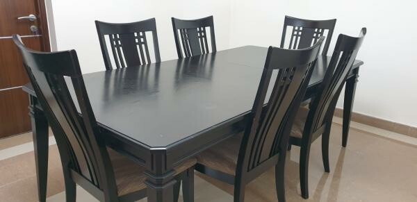 HOMECENTER PUTERI DININGTABLE1+2+6 - 2
