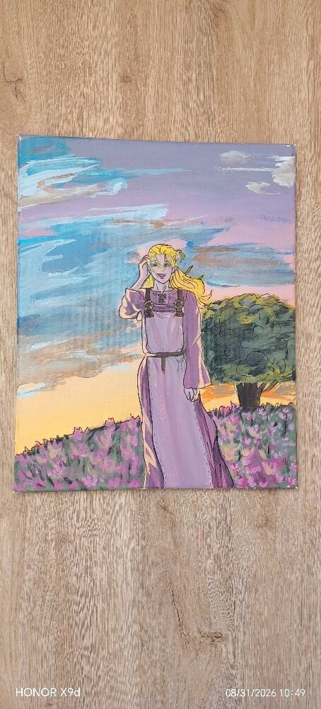 Handmade Canvas Painting - Anime St - 1