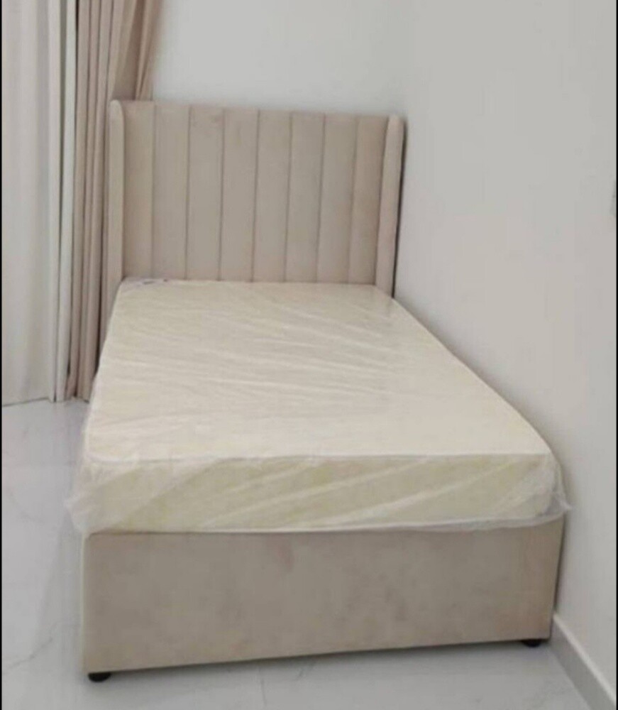Box Bed and mattress (new) - 2