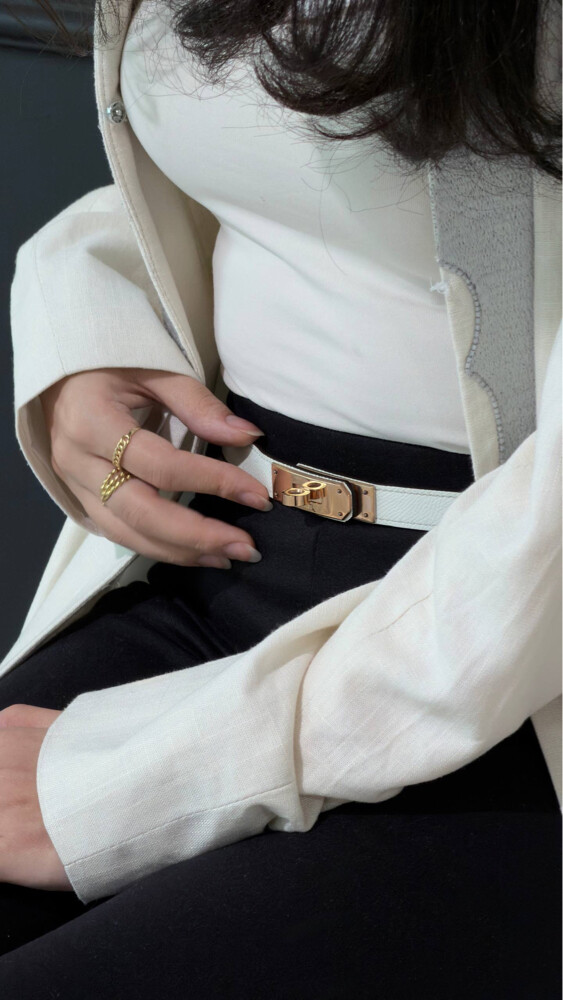HMS Kelly 18 belt Rose Gold Plated  - 2