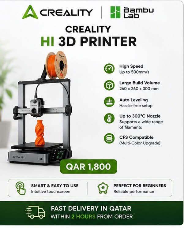 CREALITY HI 3D PRINTER - 1