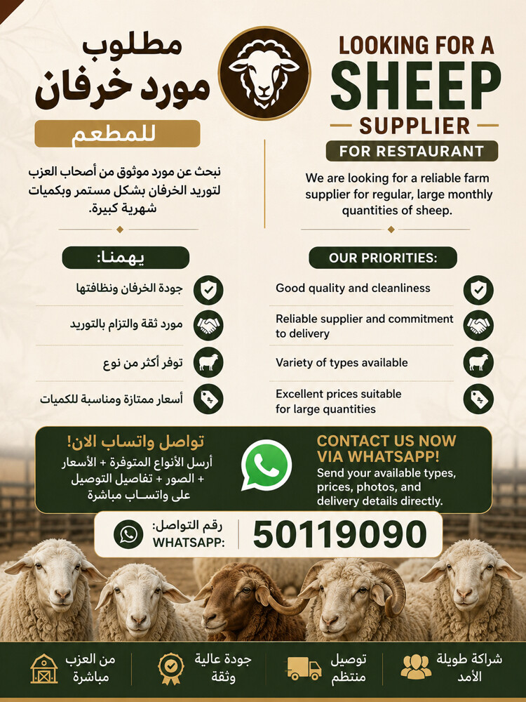 Looking for a Sheep Supplier  - 1