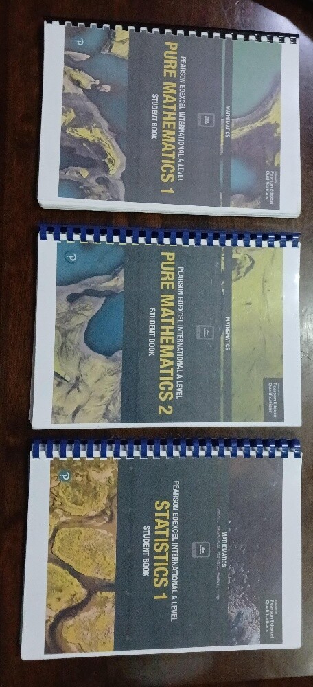 AS / IAL MATHS Books P1+P2+S1 - 1