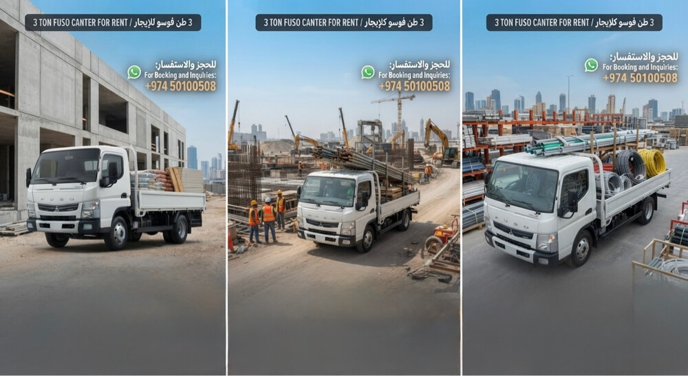 canter 3 ton for rent - 1