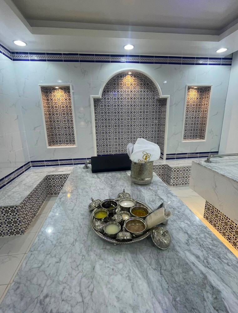 صالون مغربي كامل مجهز للبيع خلو - 6