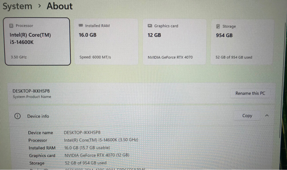 RTX 4070 Gaming Pc with 2k monitor - 9