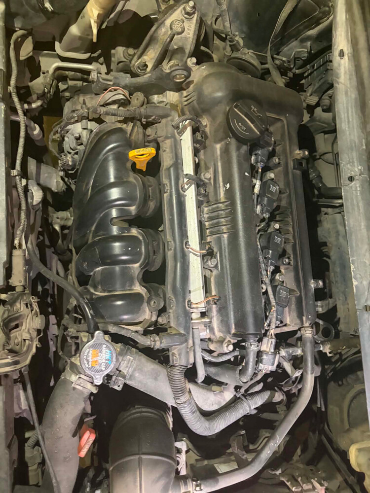 engine kia rio scrape 2015 - 1