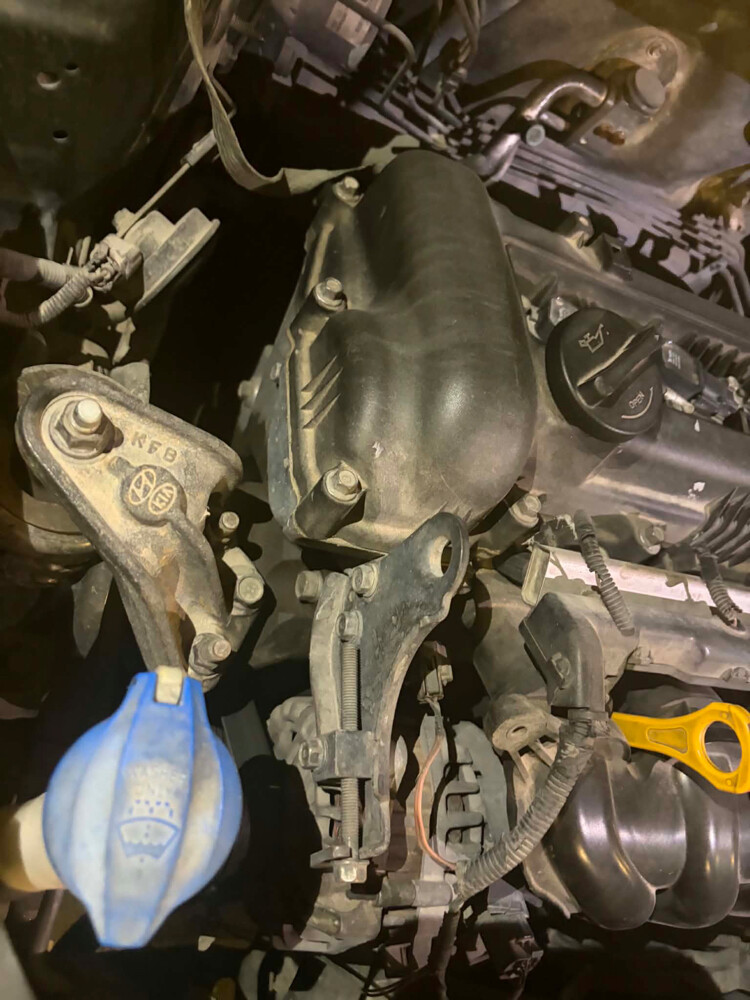 engine kia rio scrape 2015 - 3