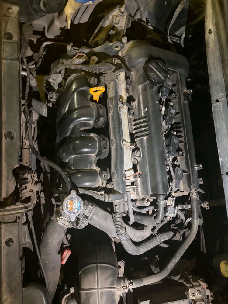 engine kia rio scrape 2015 - 2