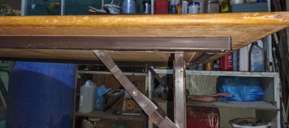 Large Foldable Wooden Table (6x3 ft - 5