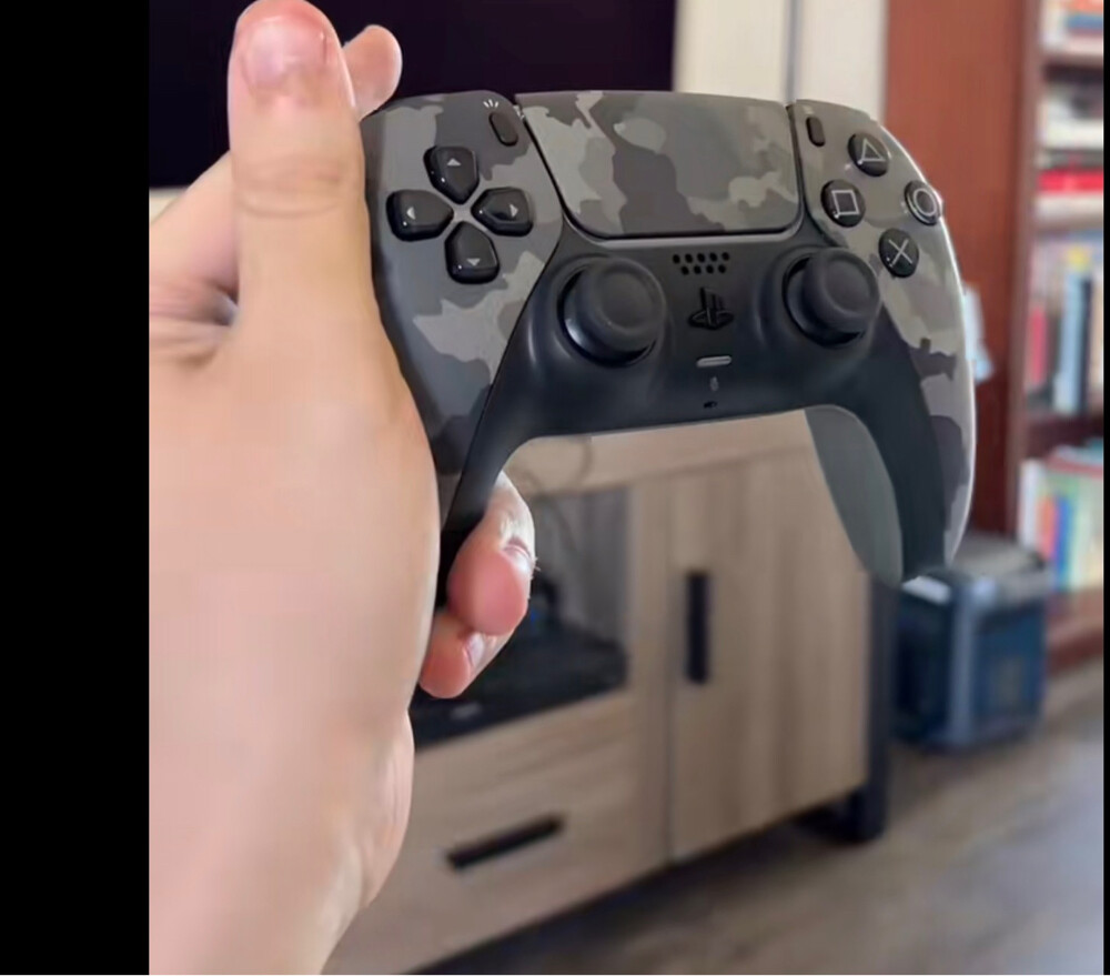 ps5 controller camo grey used - 3