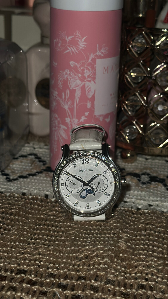 Rodania Swiss Leather Quartz Watch - 5