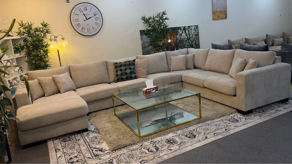 Home centre luxurious u shape sofa  - 1