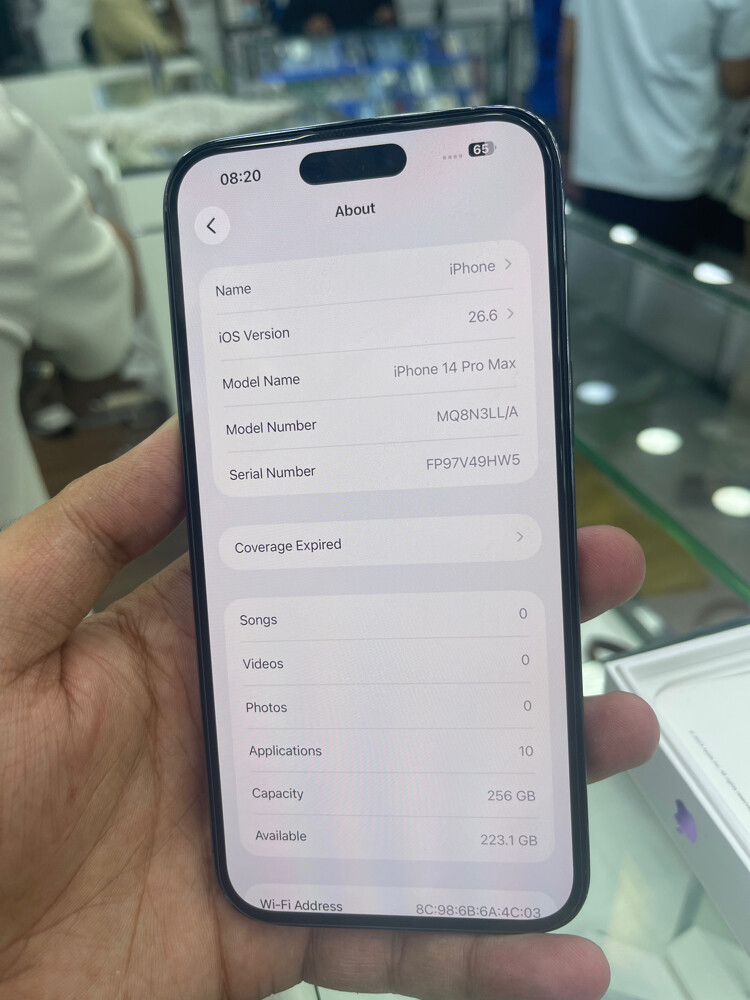 iPhone 14 Promax 256gb purple - 2