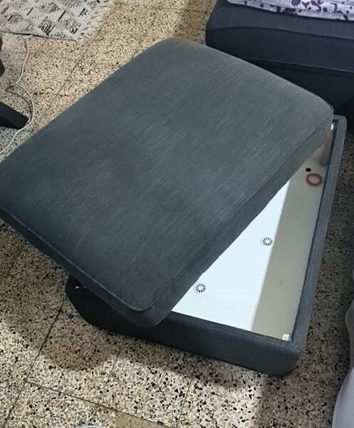 Ikea Footstool with inside storage - 2