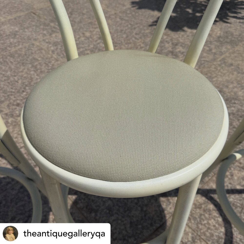 4 Bentwood Ironica Bar Chairs  - 8