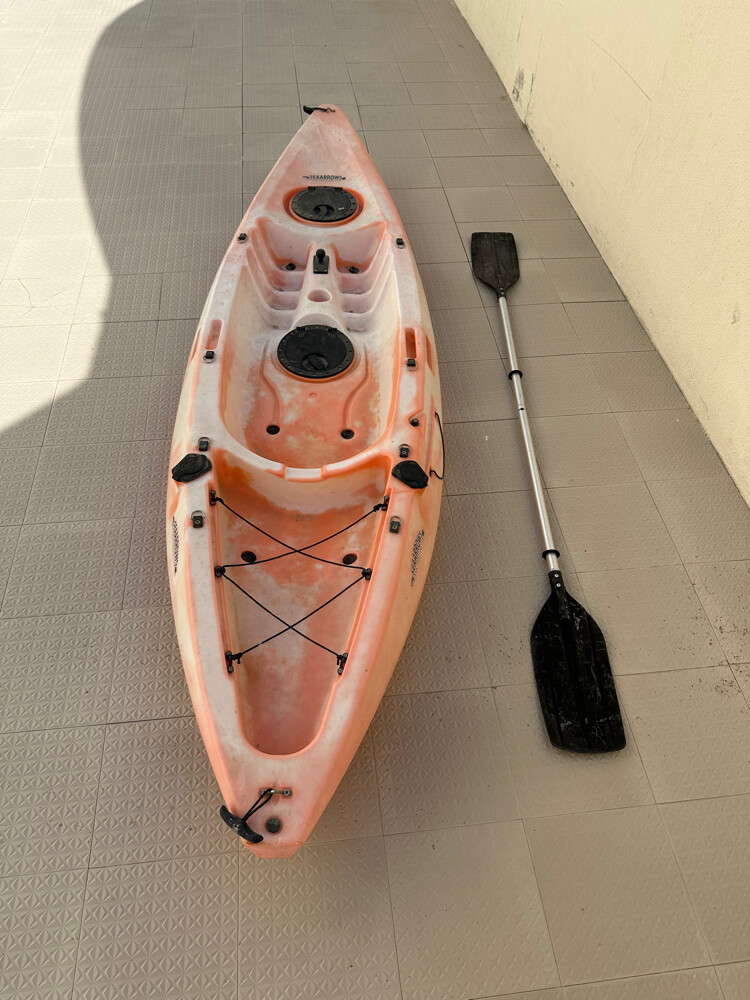 ~Single kayak in good condition with paddle, no seat - 2