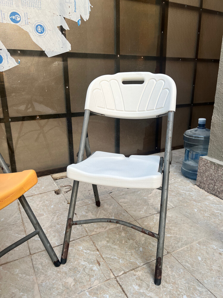 plastic two folding chairs - 10
