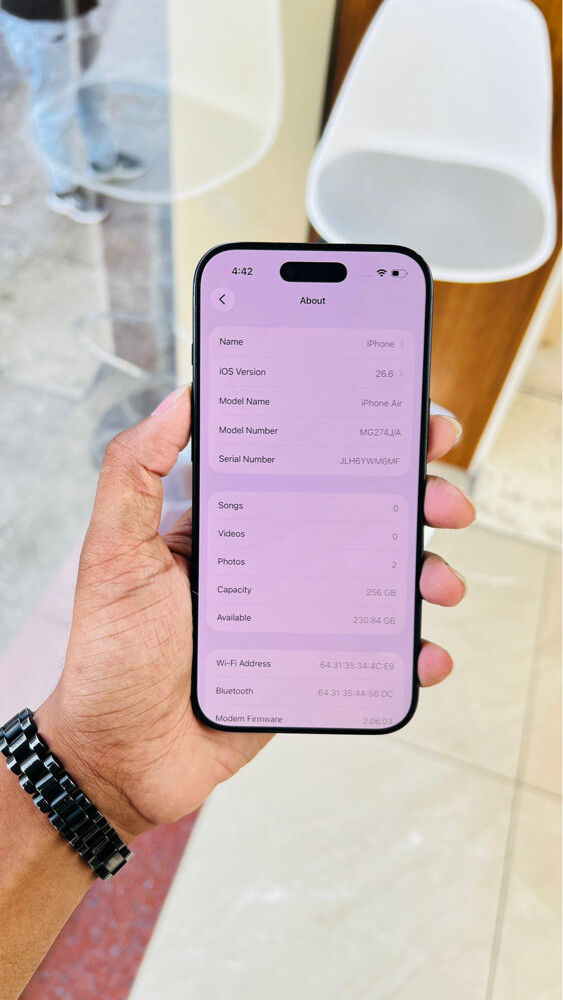 17air black 256gb  - 2