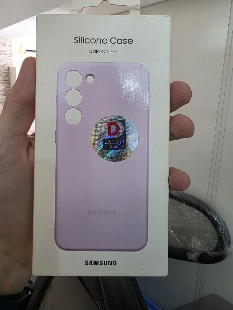 Samsung S23+ Silicone Case Pink - 1