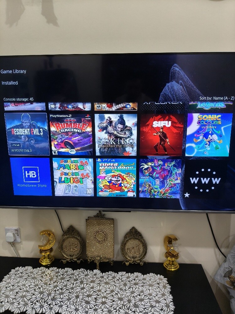 jailbreak PS5 excellent, 40 games - 3