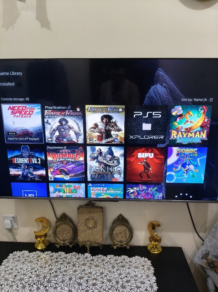 jailbreak PS5 excellent, 40 games - 4