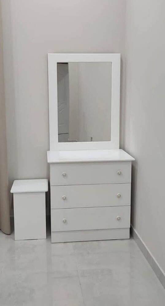 Bed, mattress, cabinet available - 15