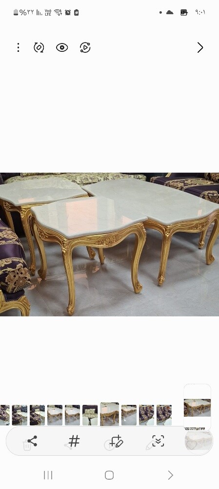 3 طاولات بحالة ممتازة - 4